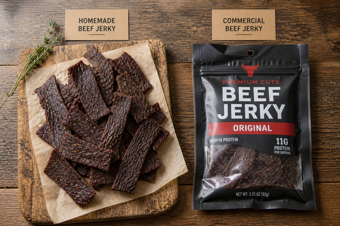 Wie lange ist selbstgemachtes Jerky haltbar?