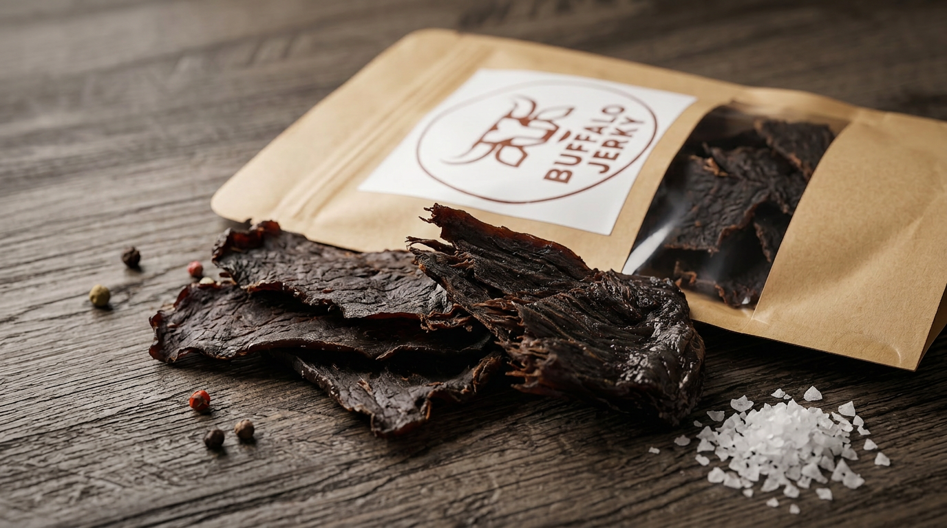 Wasserbüffel Jerky – 100% Natürliche Zutaten